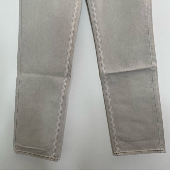 NWT Good American Good '90s Icon Straight Leg Jeans Bone001 Size 14 - Picture 5 of 10